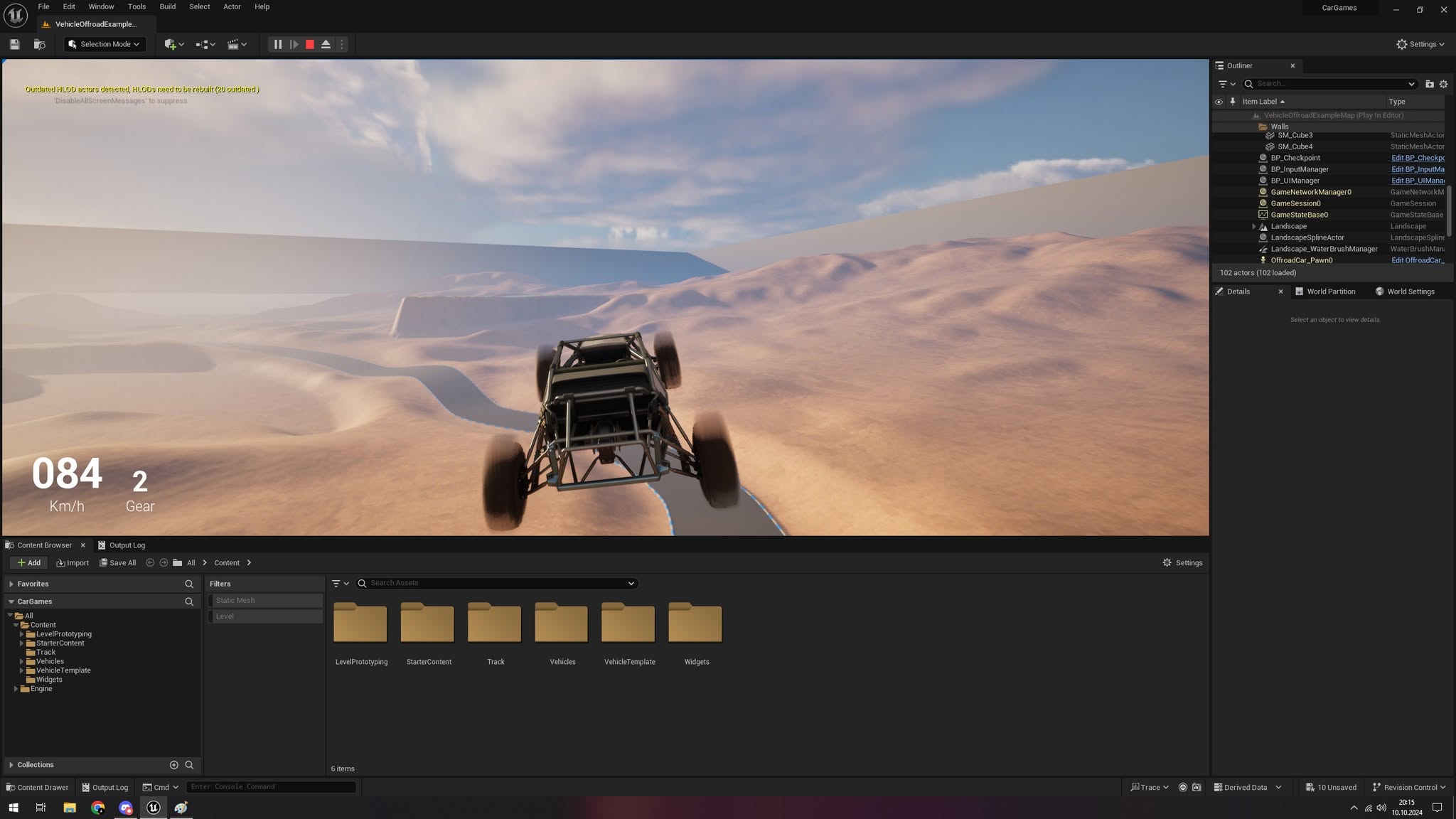 Projekt ucznia: gra wyścigowa w Unreal Engine